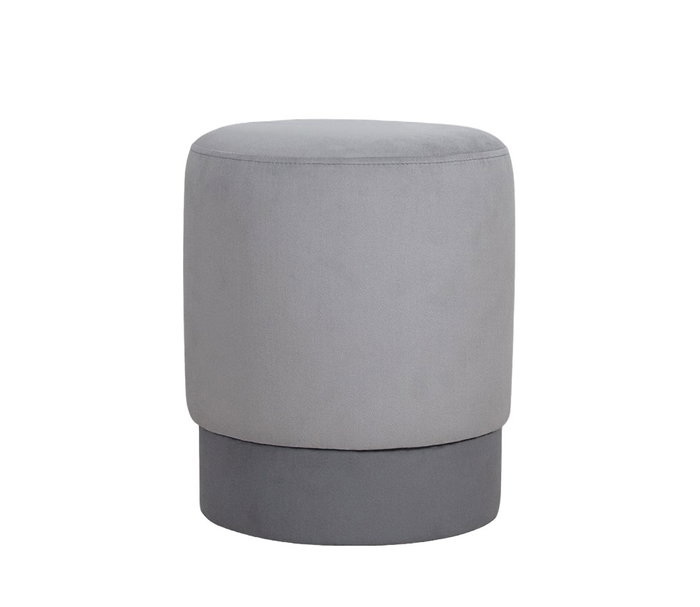Atelier Del Sofa Puf de Terciopelo Gris con Esponja Ortopedica de 35 DNS y 5cm de Grosor 43x38cm Atelier Del Sofa Puf de Terciopelo Gris con Esponja Ortopedica de 35 DNS y 5cm de Grosor 43x38cm