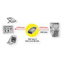 ROLINE Cable USB 2.0 Tipo C a USB A/USB C con adaptadores de bloqueo de datos 1 m