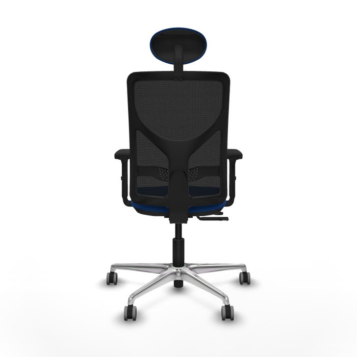 PIQUERAS Y CRESPO Silla de oficina Motilla Azul y Negro