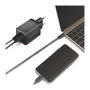 LogiLink Kit de carga USB-A/C de 15 W, Negro