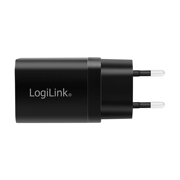 LogiLink Kit de carga USB-A/C de 15 W, Negro