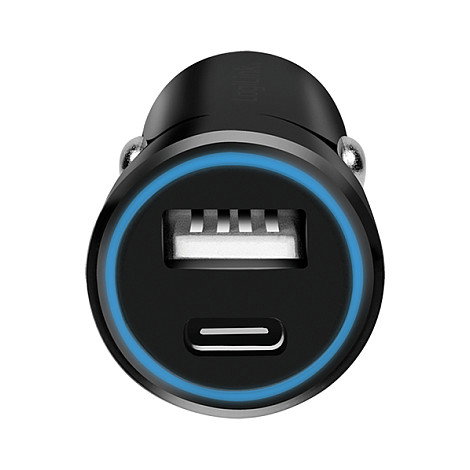 LogiLink Kit de carga USB-A/C de 15 W, Negro