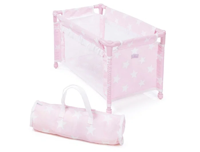 Carlota Cuna de viaje color rosa 530x320x320 mm Carlota Cuna de viaje color rosa 530x320x320 mm