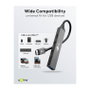 Goobay Slim 4-Port USB-Hub con USB-C™ a USB-C™/USB-A, 5 Gbit/s