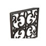 DKD Home Decor Soporte de Hierro Colado para Macetero de Pared Marrón Oscuro