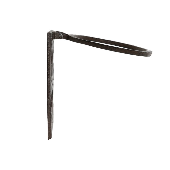 DKD Home Decor Soporte de Hierro Colado para Macetero de Pared Marrón Oscuro