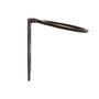 DKD Home Decor Soporte de Hierro Colado para Macetero de Pared Marrón Oscuro