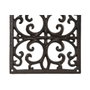 DKD Home Decor Soporte de Hierro Colado para Macetero de Pared Marrón Oscuro