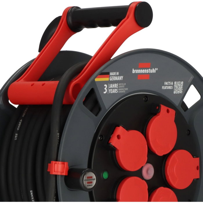 Brennenstuhl Carrete de Cable Profesional IP44 300 KU 2200 con 25 m Brennenstuhl Carrete de Cable Profesional IP44 300 KU 2200 con 25 m