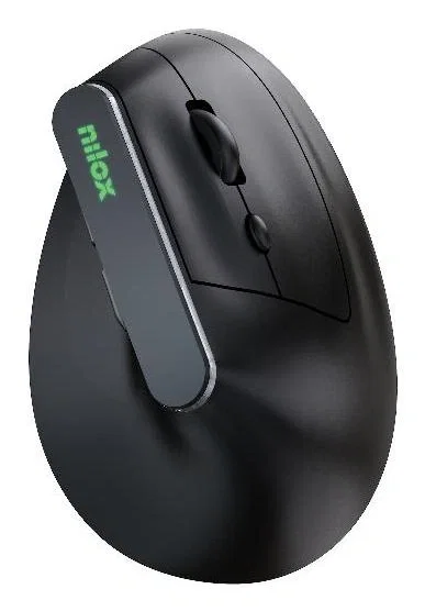 Nilox NXMOEVR01B Ratón Óptico USB Tipo C 1600 DPI Negro Hogar Nilox NXMOEVR01B Ratón Óptico USB Tipo C 1600 DPI Negro Hogar