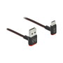 DeLOCK Cable EASY-USB 2.0 USB Tipo-A a Micro-B Angulado 1,5 m Negro