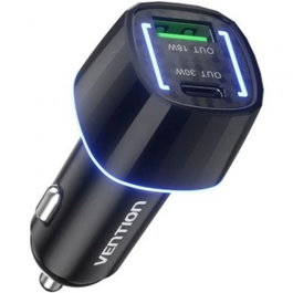 Vention Cargador de Coche FFRB0 con 1x USB-C y 1x USB-A de 48W