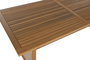 DKD Home Decor Mesa Comedor Lorenzzo Terraza Y Jardin Marron Crudo Eucalipto Cuerda Poliester 100 x 75 x 230 cm Set de 9