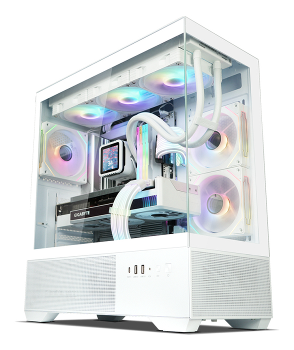 Zalman CHRONIX WHITE Caja PC Midi Tower Blanco