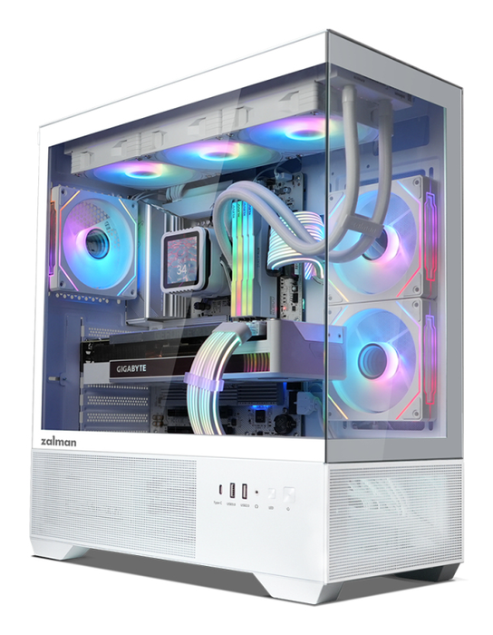 Zalman CHRONIX WHITE Caja PC Midi Tower Blanco