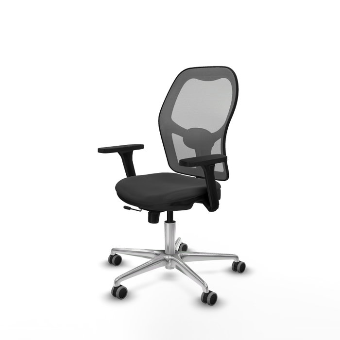 PIQUERAS Y CRESPO Silla de oficina Jorquera con mecanismo Sincro/Traslack, Gris