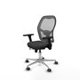 PIQUERAS Y CRESPO Silla de oficina Jorquera con mecanismo Sincro/Traslack, Gris