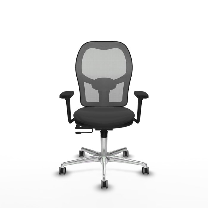 PIQUERAS Y CRESPO Silla de oficina Jorquera con mecanismo Sincro/Traslack, Gris