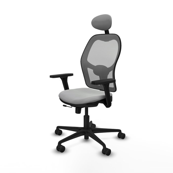 PIQUERAS Y CRESPO Silla de oficina Jorquera con mecanismo Sincro/Traslack, Gris PIQUERAS Y CRESPO Silla de oficina Jorquera con mecanismo Sincro/Traslack, Gris