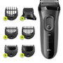Afeitadora Braun Serie S3 Shave Style 3000BT/ con Batería/ 6 Accesorios
