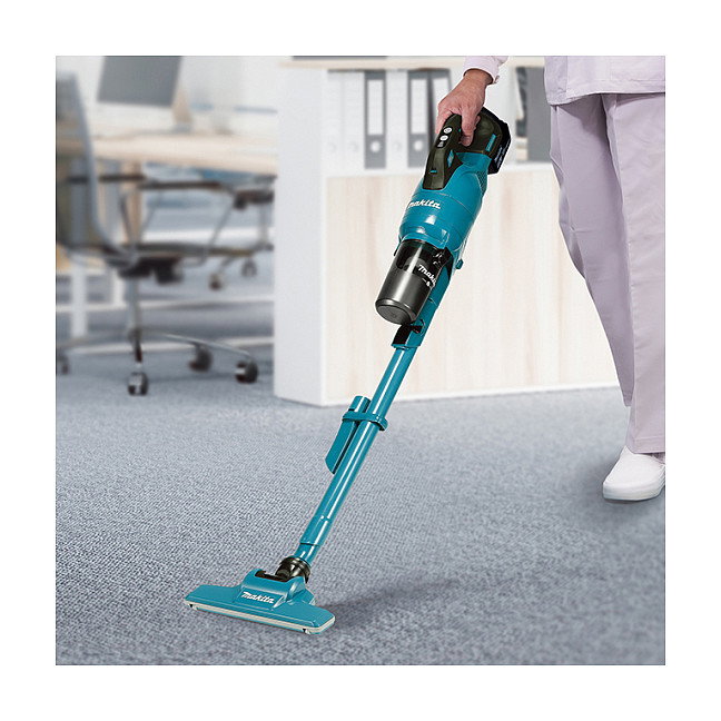 Makita DCL286FRF Aspiradora escoba 2 en 1 sin bolsa 18V