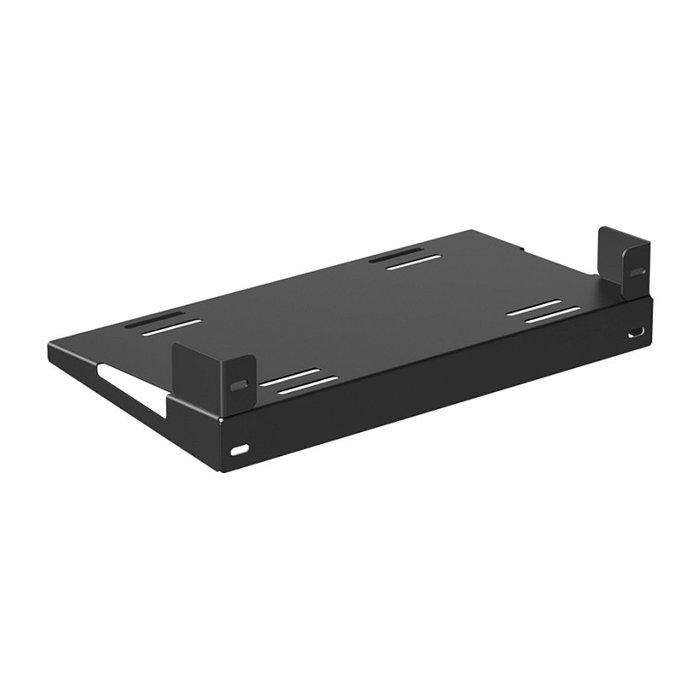 Oplite 101270 Soporte para PC y Consola, Negro, Acero, Capacidad 30 kg, Dimensiones 600x300 mm