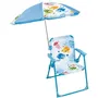 Fun House Silla Ma Petite Carapace Tortue AAAI80122 para Niños, Muebles de Jardín, 53x38.5x37.5 cm con Sombrilla 65 cm