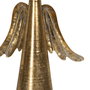 Portavelas Ángel Oro Metal-Cristal 26,50 X 13,50 X 52,50 cm