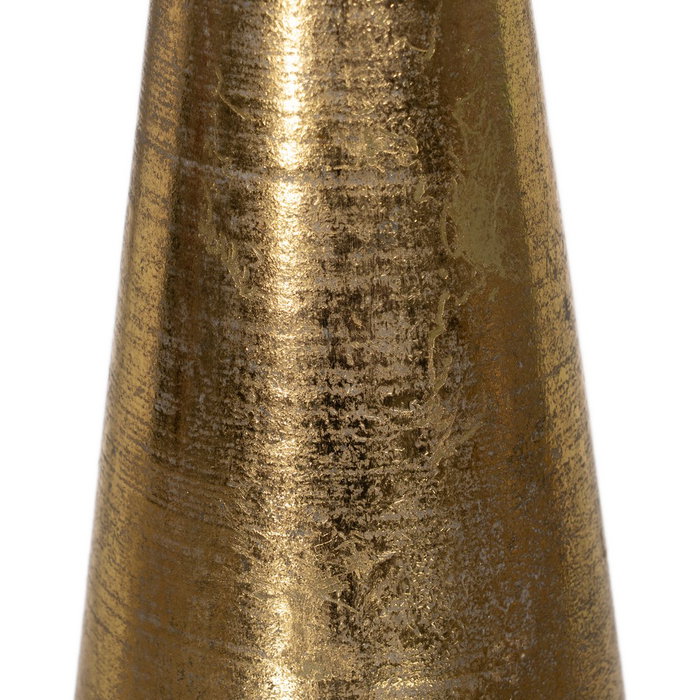 Portavelas Ángel Oro Metal-Cristal 26,50 X 13,50 X 52,50 cm