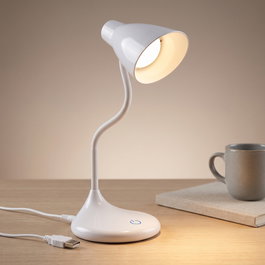 GreenIce Deco Lámpara de Mesa LED Alaina Blanco