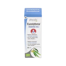 PHYSALIS Eucalyforce Essential Mix - Aceite Esencial Bio 30 ml - Para Respiración y Garganta