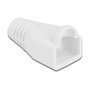 DeLOCK Alivio de tensión para conector RJ45 blanco, 20 unidades