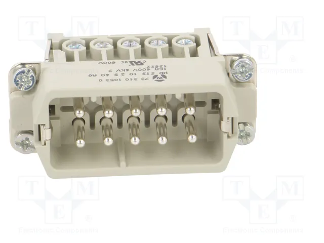 WIELAND Conector HDC Macho 10 Pines 16A