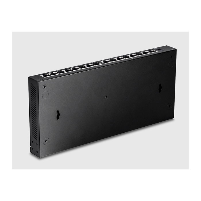 Trendnet TEG-S3160 Switch No Administrado 2.5G Ethernet 16 Puertos (100/1000/2500 Mbit/s) Escritorio Rack Pared Negro