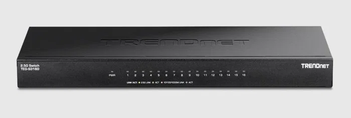 TRENDnet TEG-S3160 Switch No Administrado de 16 Puertos 2.5G Ethernet TRENDnet TEG-S3160 Switch No Administrado de 16 Puertos 2.5G Ethernet