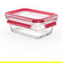 Emsa N10405 Clip & Close Glas Caja de Conservación Rectangular 0.45 L Transparente/Rot