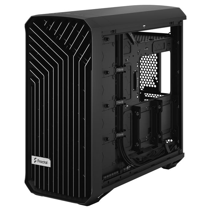 Fractal Design Torrent Negro Caja de PC Torre ATX EATX ITX micro ATX SSI CEB Acero para Gaming con Ventilación Optimizada y Filtros Anti-Polvo