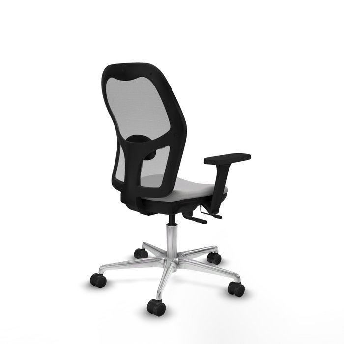 PIQUERAS Y CRESPO Silla de oficina Jorquera con mecanismo Sincro/Traslack, Brazos 3D y Tela Gris claro PIQUERAS Y CRESPO Silla de oficina Jorquera con mecanismo Sincro/Traslack, Brazos 3D y Tela Gris claro