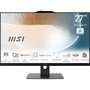 MSI MODERN AM272P 1M-1096ES PC todo en uno 27" Full HD Intel Core 7 150U 16 GB DDR5 500 GB SSD Windows 11 Home Wi-Fi 6E Negro