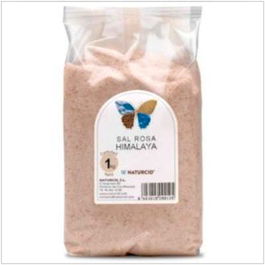 NATURCID Sal Rosa del Himalaya Fina 1Kg Uso Culinario y Cosmético 100% Natural