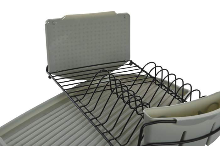 DKD Home Decor Escurreplatos Metal y PP Verde Menta