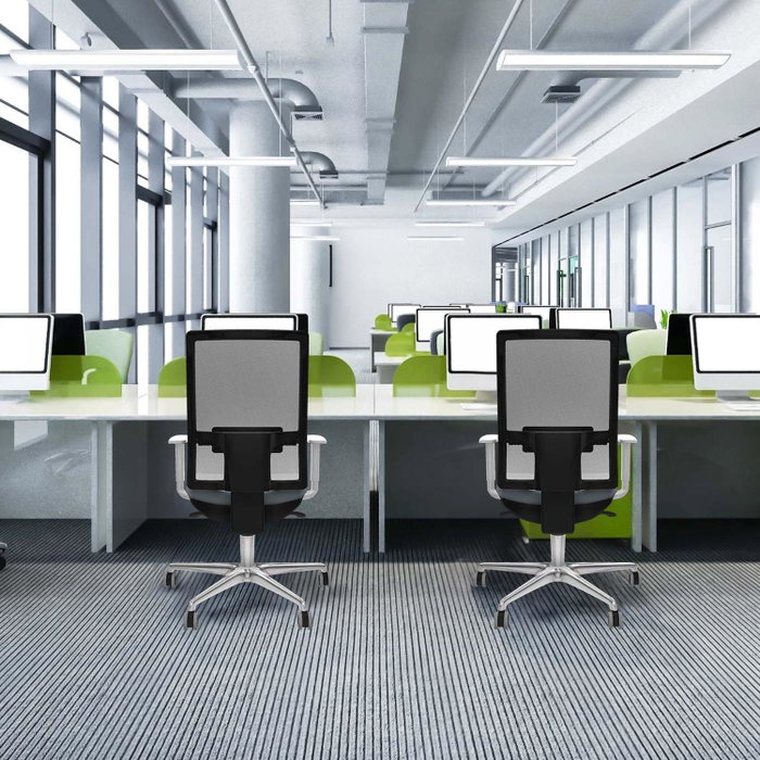 PIQUERAS Y CRESPO Silla de oficina Horna Verde esmeralda y Blanco