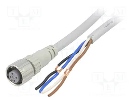 OMRON Cable para sensores M12 4 pines, hembra recto, 2m