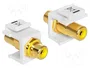 DeLOCK 86309 Módulo Keystone RCA Amarillo