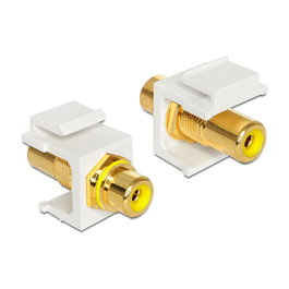 DeLOCK Módulo Keystone RCA 86309 Amarillo