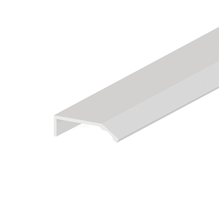 HERRAJES ALK Perfil Tirador Aluminio Capri 2,70 m Acabado Blanco Set de 2