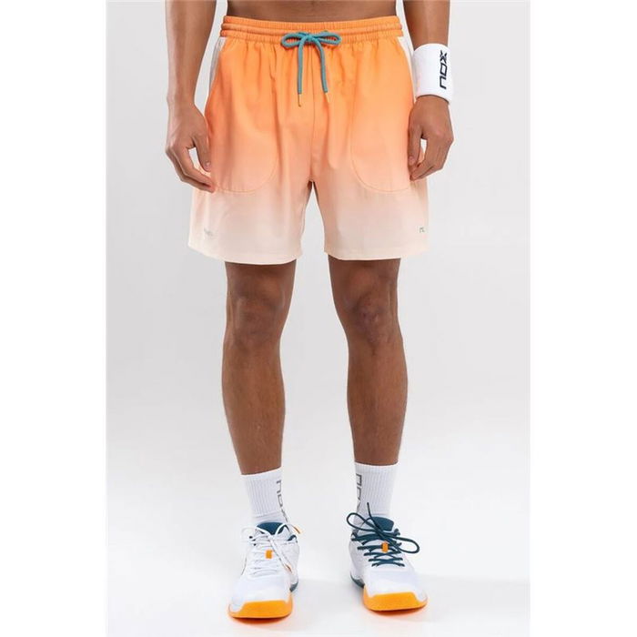 Pantalones Cortos Deportivos para Hombre Nox Pro Mock Naranja XL