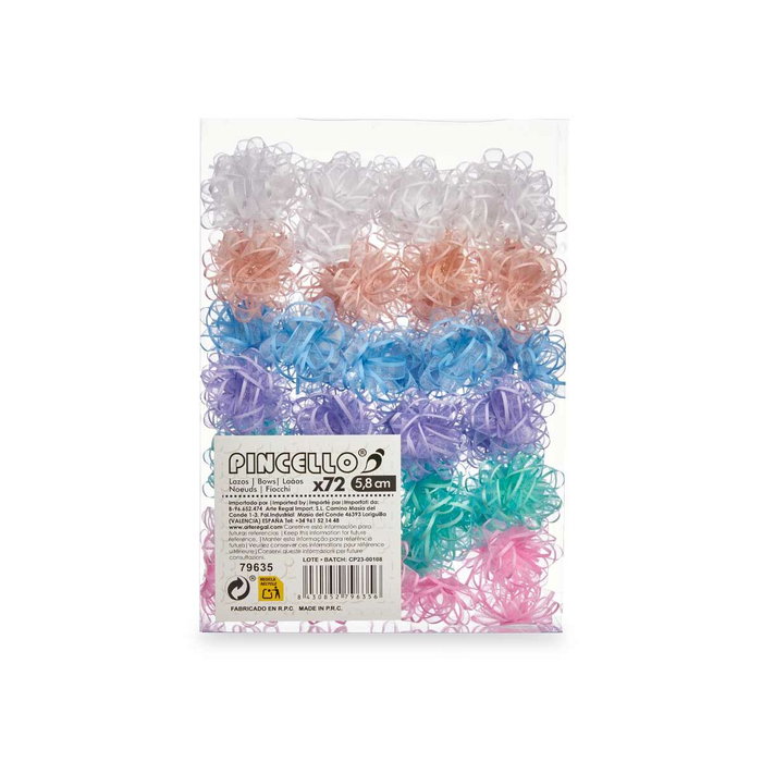 Lazos Pincello PVC 5,8 cm 19,5 x 27,5 x 7 cm Multicolor (12 Unidades) Lazos Pincello PVC 5,8 cm 19,5 x 27,5 x 7 cm Multicolor (12 Unidades)