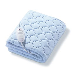 Beurer UB-30 Calientacamas Individual de Algodón Transpirable y Forro Polar para un Sueño Saludable