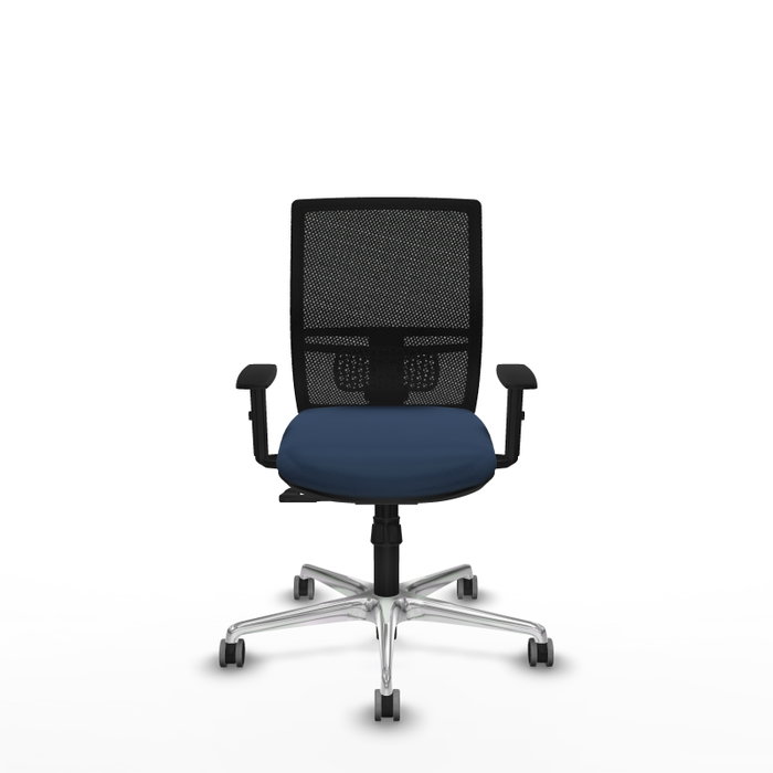 PIQUERAS Y CRESPO Silla de oficina Yunquera con mecanismo Sincro, Azul marino y Negro PIQUERAS Y CRESPO Silla de oficina Yunquera con mecanismo Sincro, Azul marino y Negro